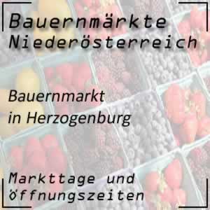 Bauernmarkt Herzogenburg mit den Öffnungszeiten