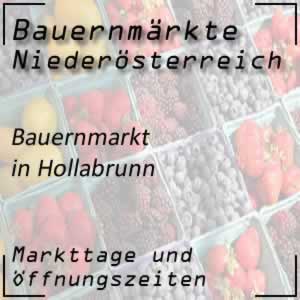 Bauernmarkt Hollabrunn mit den Öffnungszeiten