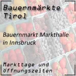 Bauernmarkt Innsbruck Markthalle mit Öffnungszeiten