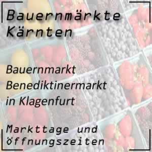 Benediktinermarkt Klagenfurt mit den Öffnungszeiten