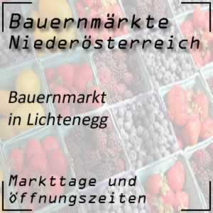 Bauernmarkt Lichtenegg mit den Öffnungszeiten