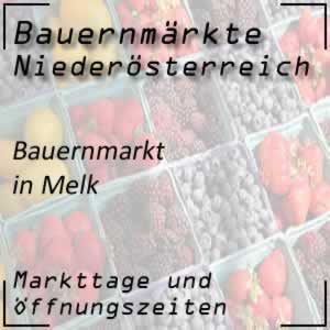 Bauernmarkt Melk an der Donau mit den Öffnungszeiten