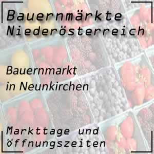Bauernmarkt Neunkirchen mit den Öffnungszeiten