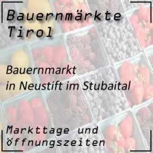 Bauernmarkt Neustift im Stubaital mit Markttage