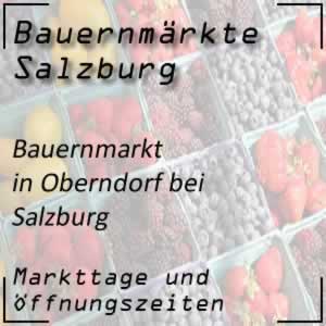 Wochenmarkt Oberndorf bei Salzburg mit Markttage