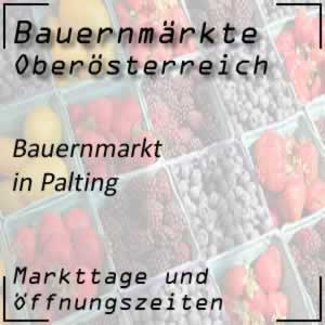 Bauernmarkt Palting mit den Öffnungszeiten