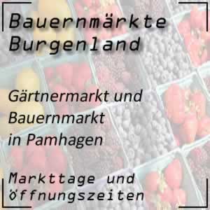 Bauernmarkt Pamhagen mit den Öffnungszeiten