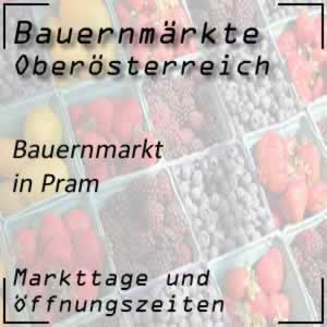 Bauernmarkt Pram mit den Öffnungszeiten