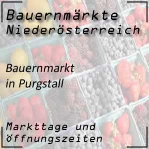 Bauernmarkt Purgstall mit den Öffnungszeiten