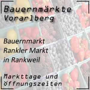 Bauernmarkt Rankweil mit den Öffnungszeiten