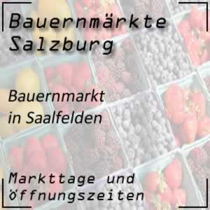 Bauernmarkt Saalfelden mit den Öffnungszeiten