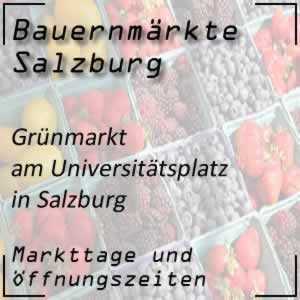 Grünmarkt Salzburg Universitätsplatz