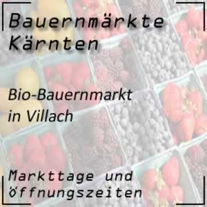 Bio-Bauernmarkt Villach mit den Öffnungszeiten