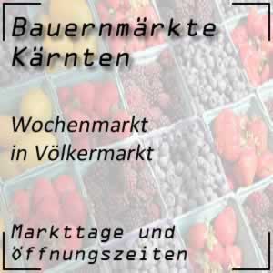 Bauernmarkt Völkermarkt mit den Öffnungszeiten