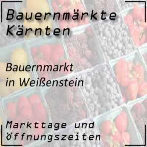 Bauernmarkt Weißenstein mit den Öffnungszeiten