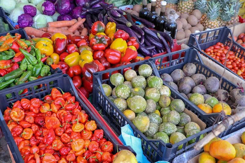 Gem&uuml;se am Alszeilenmarkt in Wien