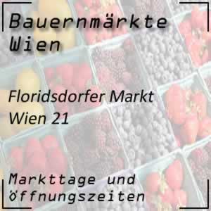 Bauernmarkt Floridsdorfer Markt mit den Öffnungszeiten