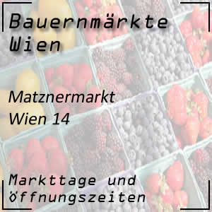 Matznermarkt im 14. Bezirk von Wien