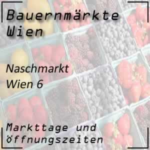 Bauernmarkt Naschmarkt mit den Öffnungszeiten