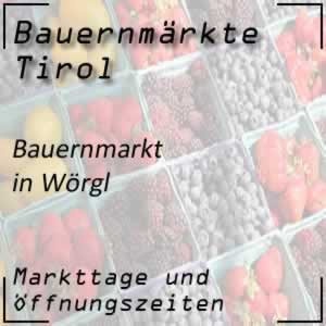 Bauernmarkt Wörgl mit den Öffnungszeiten