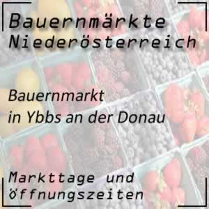 Bauernmarkt Ybbs an der Donau mit den Öffnungszeiten