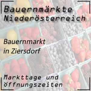 Bauernmarkt Ziersdorf mit den Öffnungszeiten