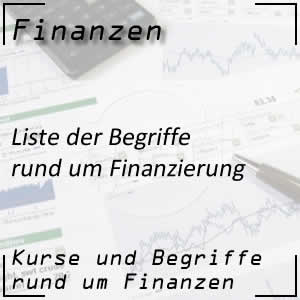 Liste Finanzierung