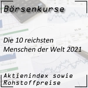 die reichsten 10 Menschen 2021