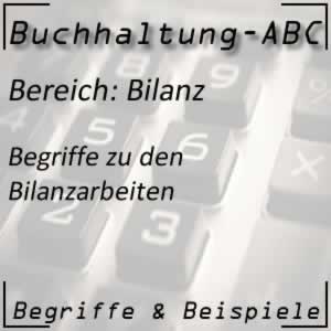 Buchhaltung Begriffe Bilanz