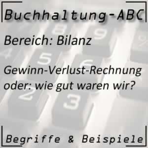 Buchhaltung Gewinn-Verlust-Rechnung