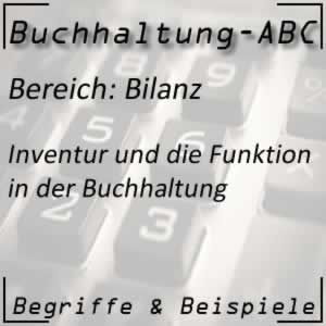 Buchhaltung Inventur