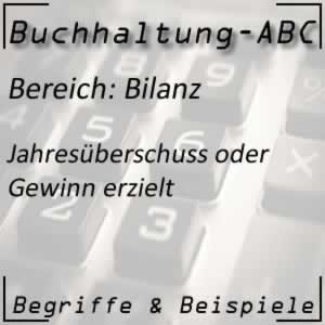 Buchhaltung Jahresüberschuss