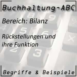 Buchhaltung Rückstellungen