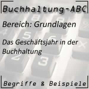 Buchhaltung Geschäftsjahr