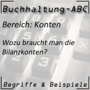 Buchhaltung Bilanzkonten