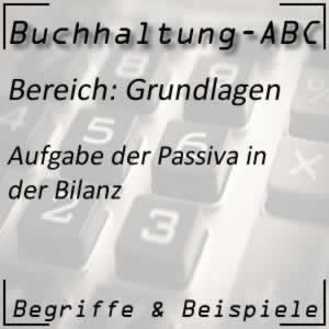 Buchhaltung Passiva