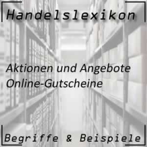 Online-Gutscheine im Handel