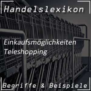 Teleshopping im handel