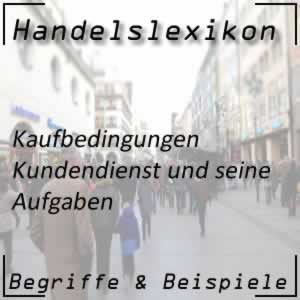 Kundendienst im Handel