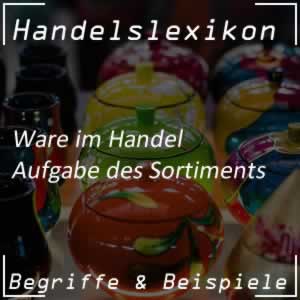 Sortiment im Handel