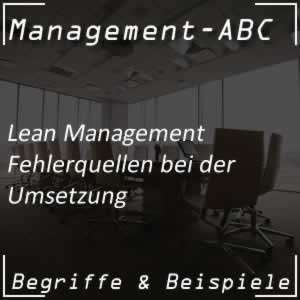 Fehlerquellen im Unternehmen durch Lean Management beheben