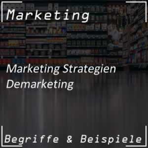 Demarketing Strategie