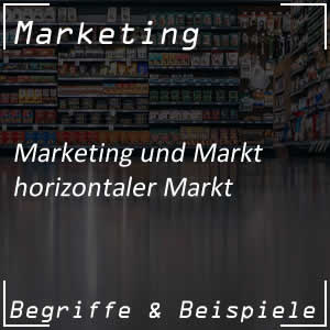 Horizontaler Markt im Marketing