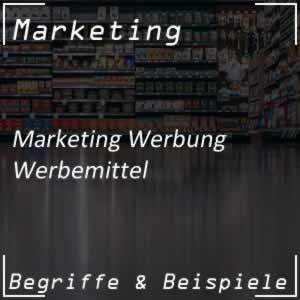 Werbemittel im Marketing