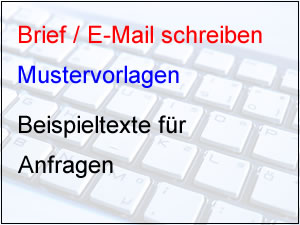 Textbeispiele für Anfragen - Anfragen Vorlage - Anfrage ...