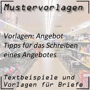 Tipps zum Schreiben eines Angebots