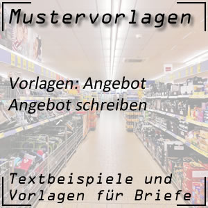 Mustervorlagen Angebot