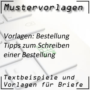 Tipps zum Schreiben der Bestellung