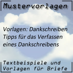 Tipps zum Schreiben des Dankschreibens