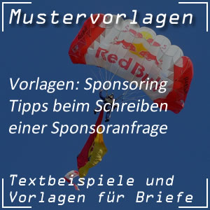 Tipps für das Schreiben einer Sponsoranfrage